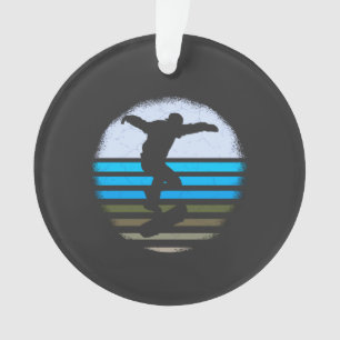Vintages Retro-Skateboard Ornament