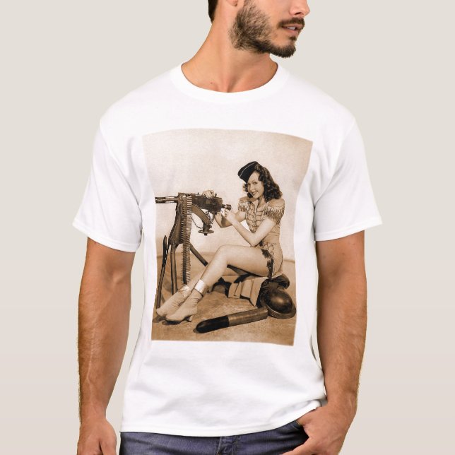 Vintages Retro T-Shirt (Vorderseite)