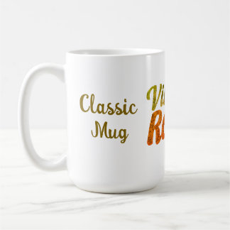 Vintages Retro-Typografie-Design - Kaffeetasse
