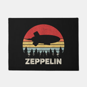 Vintages Retro Zeppelin Shirt Dirigiable Luftschif Fußmatte
