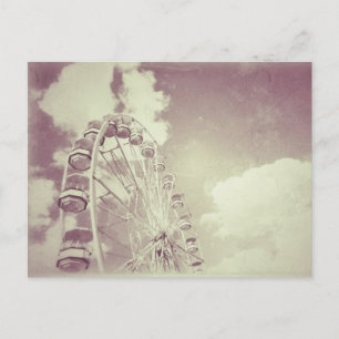 Vintages Riesenrad - Postkarte