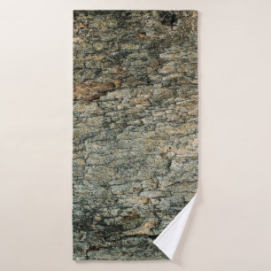 Vintages Rindenholz-Hintergrundabstract, grafische Badehandtuch
