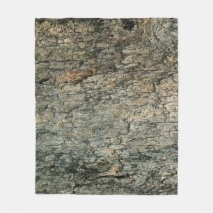 Vintages Rindenholz-Hintergrundabstract, grafische Fleecedecke