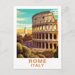 Vintages Rom Kolosseum Italien Reisen Postkarte
