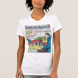 Vintages Romantisches Comic der 50er Jahre T-Shirt