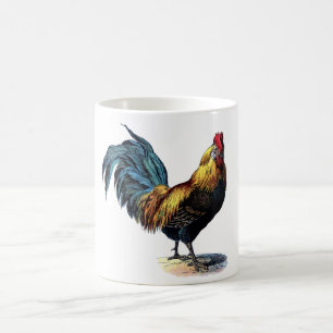 Vintages Rooster Kaffeetasse