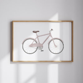 Vintages rosa Bikemaster Poster