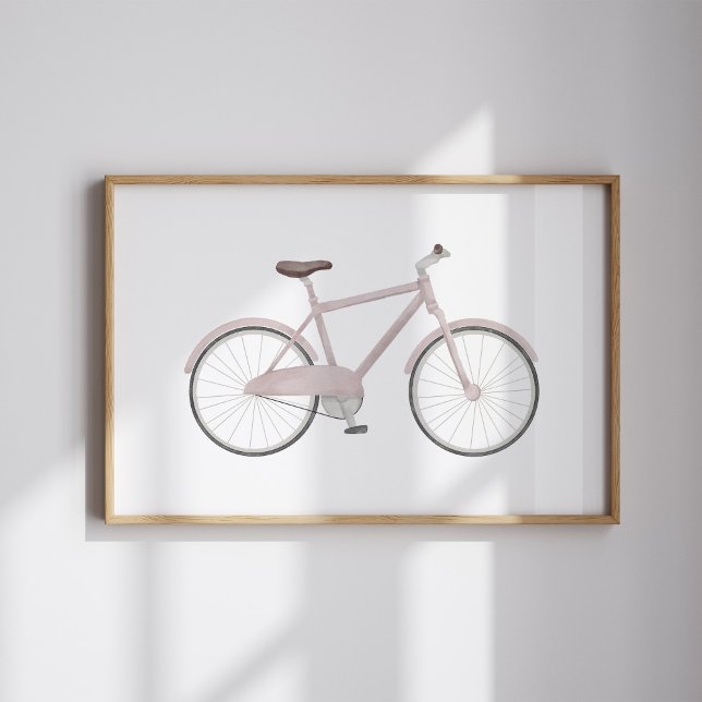 Vintages rosa Bikemaster Poster (Von Creator hochgeladen)