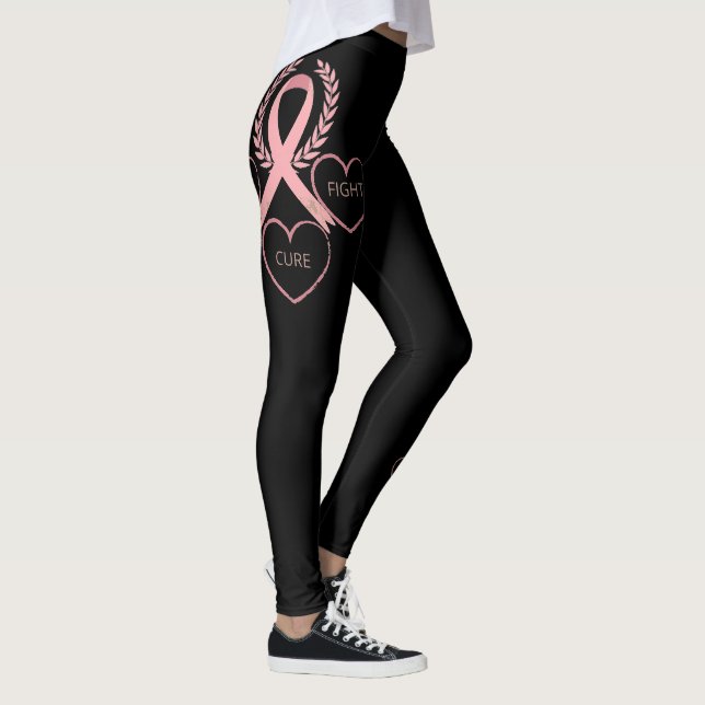 Vintages, rosa Farbband Leggings (Rechts)