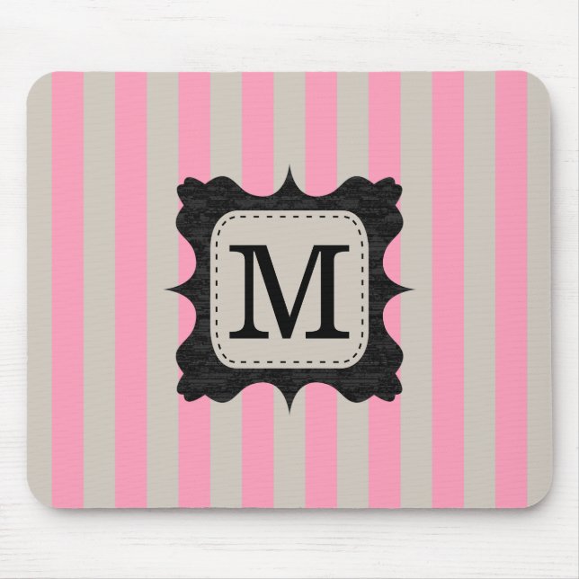Vintages rosa mousepad (Vorne)