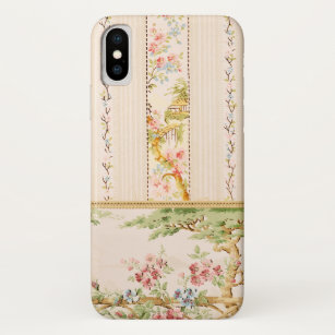 Vintages Rosa und grüne Chinoiserie Blumen Case-Mate iPhone Hülle