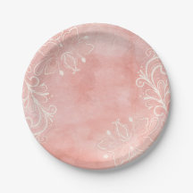 Vintages Rosa und Weiße Spitzen Shabby Chic