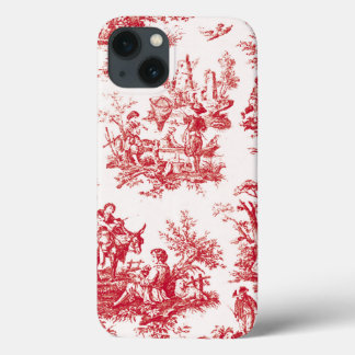 Vintages Rot Toile Case-Mate iPhone Hülle