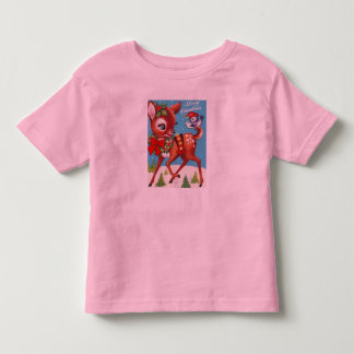 VINTAGES ROTWILD-WEIHNACHTEN KLEINKIND T-SHIRT