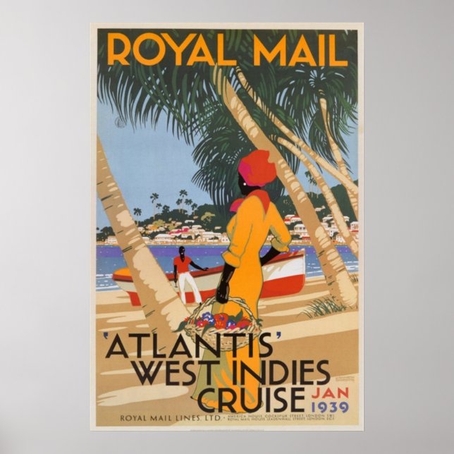 Vintages Royal Mail Cruvel Poster (Vorne)