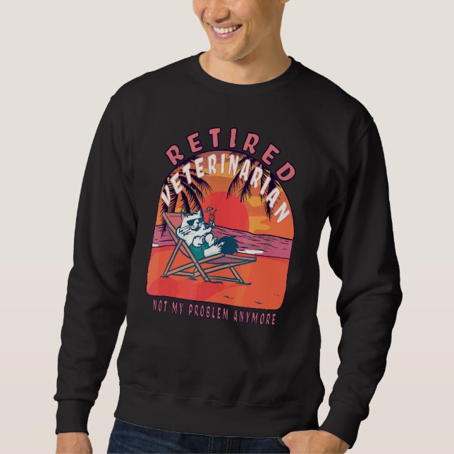 Vintages Ruhestand Sweatshirt (Vorderseite)