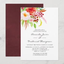 Vintages rustikales Charm Probe Dinner Einladung