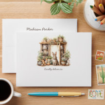 Vintages Rustikales Osterhasen