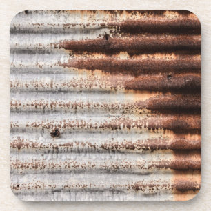 Vintages Rusty Metal Getränkeuntersetzer