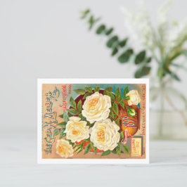 Vintages Saatgut Postkarte