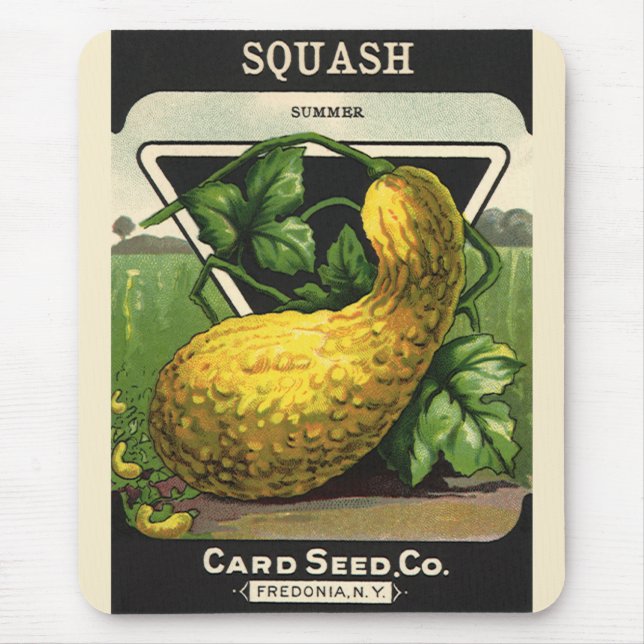 Vintages Saatpacketikett Mousepad (Vorne)