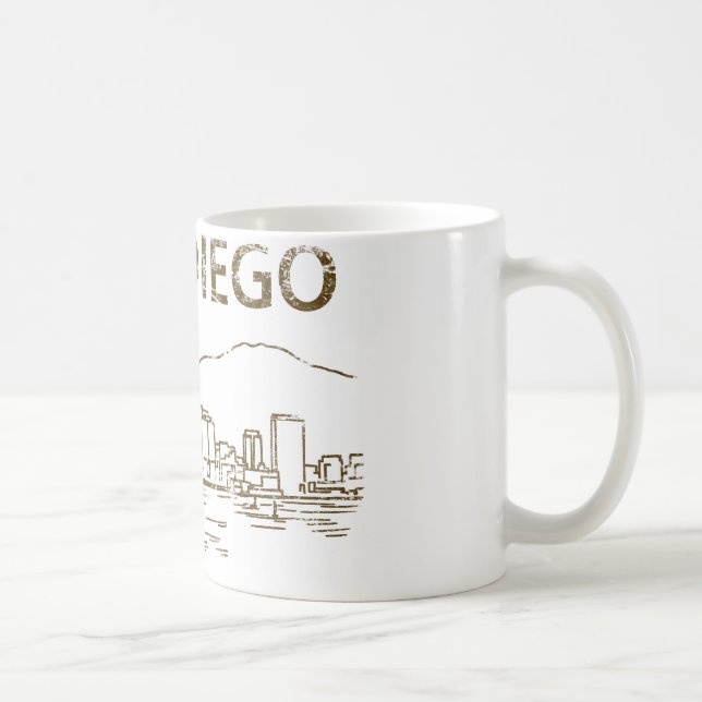Vintages San Diego Kaffeetasse (Rechts)