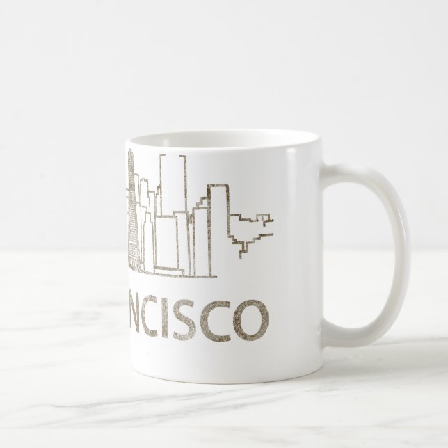 Vintages San Francisco Kaffeetasse (Rechts)