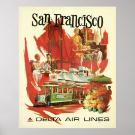 Vintages San Francisco Travel Poster