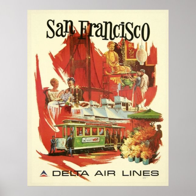 Vintages San Francisco Travel Poster (Vorne)