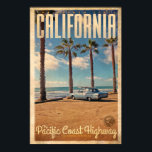 Vintages San Onofre Staat Beach Travel Poster<br><div class="desc">Limitierte Auflage Design Reiseplakat von San Onofre Beach - Pazifische Küstenstraße aus unserer EXCLUSIVE California Kollektion</div>