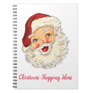 Vintages Santa-Notebook  Notizblock