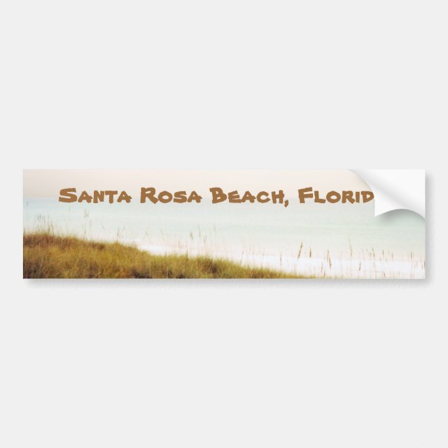 Vintages Santa Rosa BCH, Florida Autoaufkleber (Vorne)