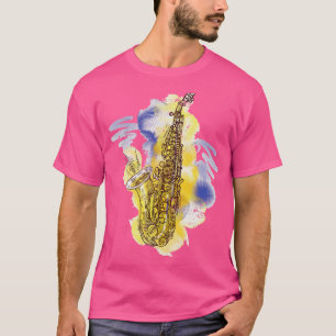 Vintages Saxophon T-Shirt