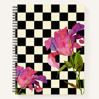 Vintages Scheckglas-Aquarellpapier Notizbuch
