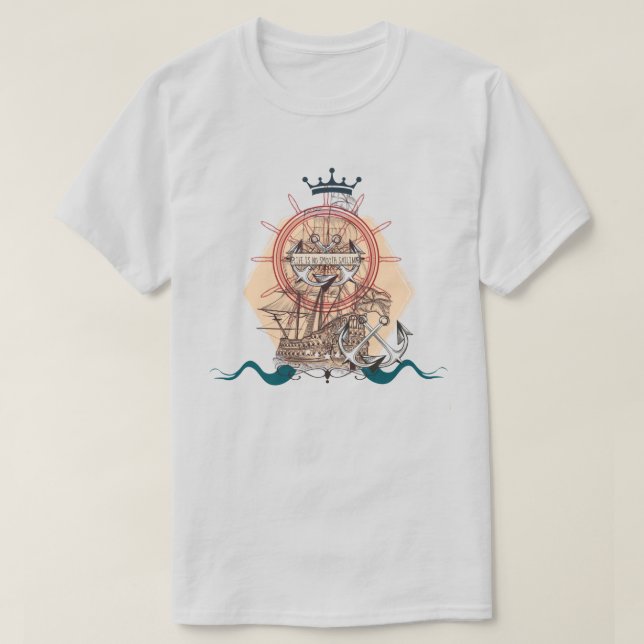 Vintages Schiff T-Shirt (Design vorne)