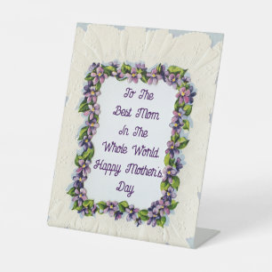 Vintages Schild der Mutter am Muttertag