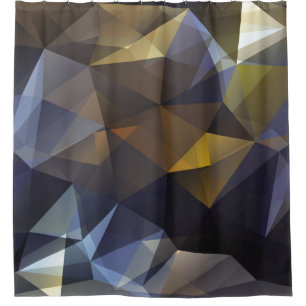 Vintages, schlankes Dreieck mit Diamantstruktur. Duschvorhang