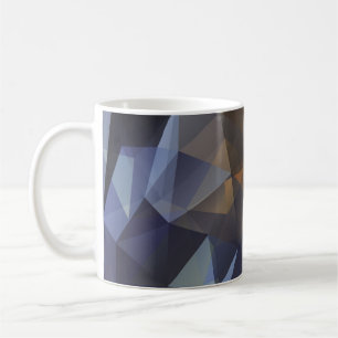 Vintages, schlankes Dreieck mit Diamantstruktur. Kaffeetasse