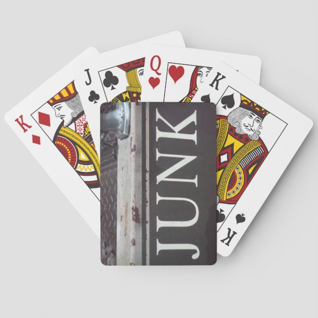 Vintages Schleppseil-LKW KRAM-ZEICHEN Spielkarten (Rückseite)