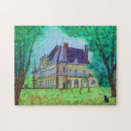 Vintages Schloss Hous Fantastische Bergwelten