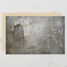 Vintages Schlosspapier