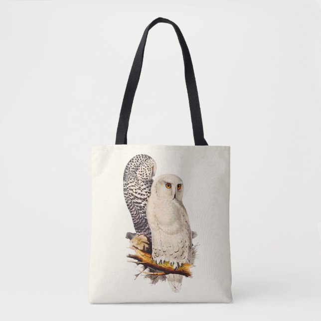 Vintages Schneeauscheln Zeichnend Tasche (Vorderseite)