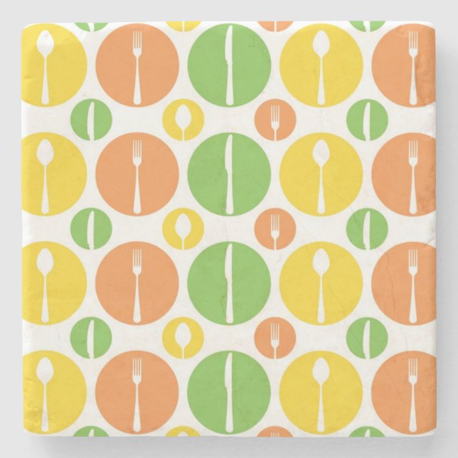 Vintages Schnittmuster Steinuntersetzer (Vorderseite)