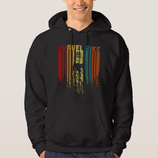 Vintages Schotterrad Hoodie (Vorderseite)