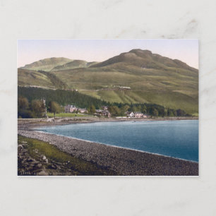 Vintages Schottland, Küste Teighness Postkarte