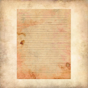 Vintages Schreibpapier