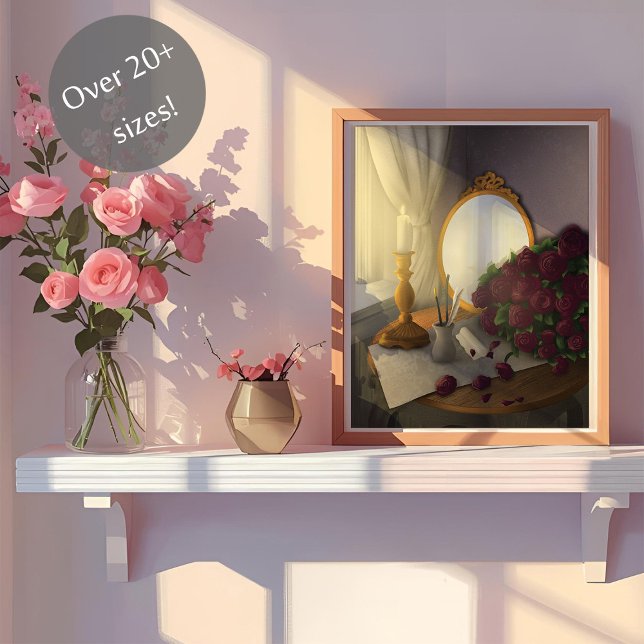 Vintages Schreibtischposter Poster (Von Creator hochgeladen)