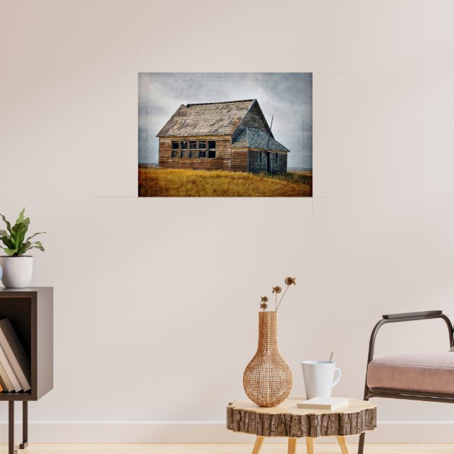 Vintages Schulposter Poster (Wohnzimmer 3)