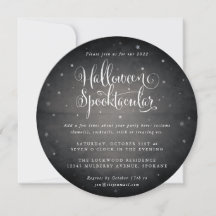 Vintages Schwarzes Halloween Spooktacular