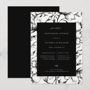 Vintages Schwarzes Probe Ankündigung